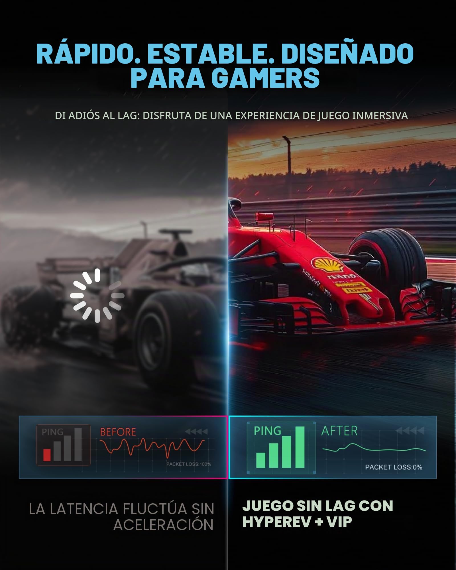 Router WiFi 6 Gaming: PC, PS5, Xbox, Switch | Acelerador GearUP 90 Días Gratis | 2402 Mbps Dual-Banda (5G/2.4G) | Conexión Ethernet/WiFi | Optimizador Internet Juegos