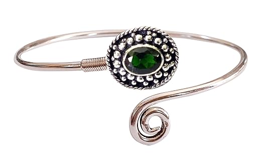 Bracciale Polsino Tibetano In Argento Con Lapislazzuli: Gioiello Etnico Fatto A Mano Regolabile Per Donna - 2
