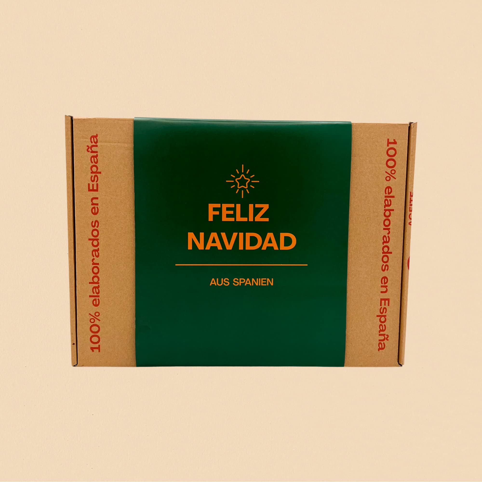 MAS PRODUCTOS - Spanischer Weihnachtskorb "Feliz Navidad" Spanische Spezialitäten Geschenkkorb für Männer & Frauen Hochwertige Geschenkidee