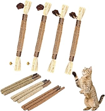Katzenspielzeug Set Mit Katzenminze - 4 Kauspielzeuge Für Zahnpflege & Spielspaß
