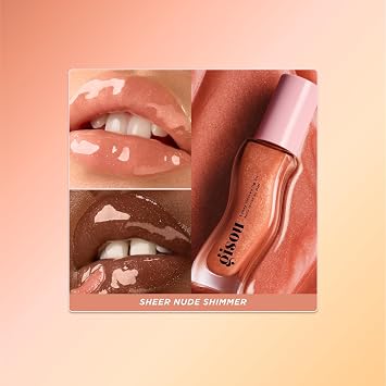 Gisou Honey Infused Lip Oil Hydrating & Glossy Lip Oil with Mirsalehi Honey & Jojoba Seed Oil, Non-Sticky Shine, Glazed Plum, 0.27 Fl Oz