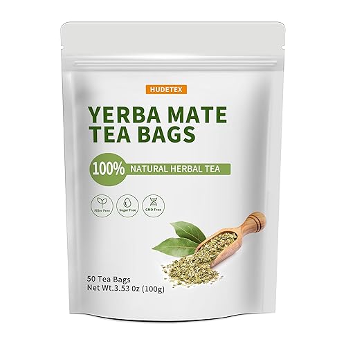 Bolsas de té Yerba Mate con 50 unidades  Apoya los sistemas cardiovasculares y digestivos, mantiene la juventud.