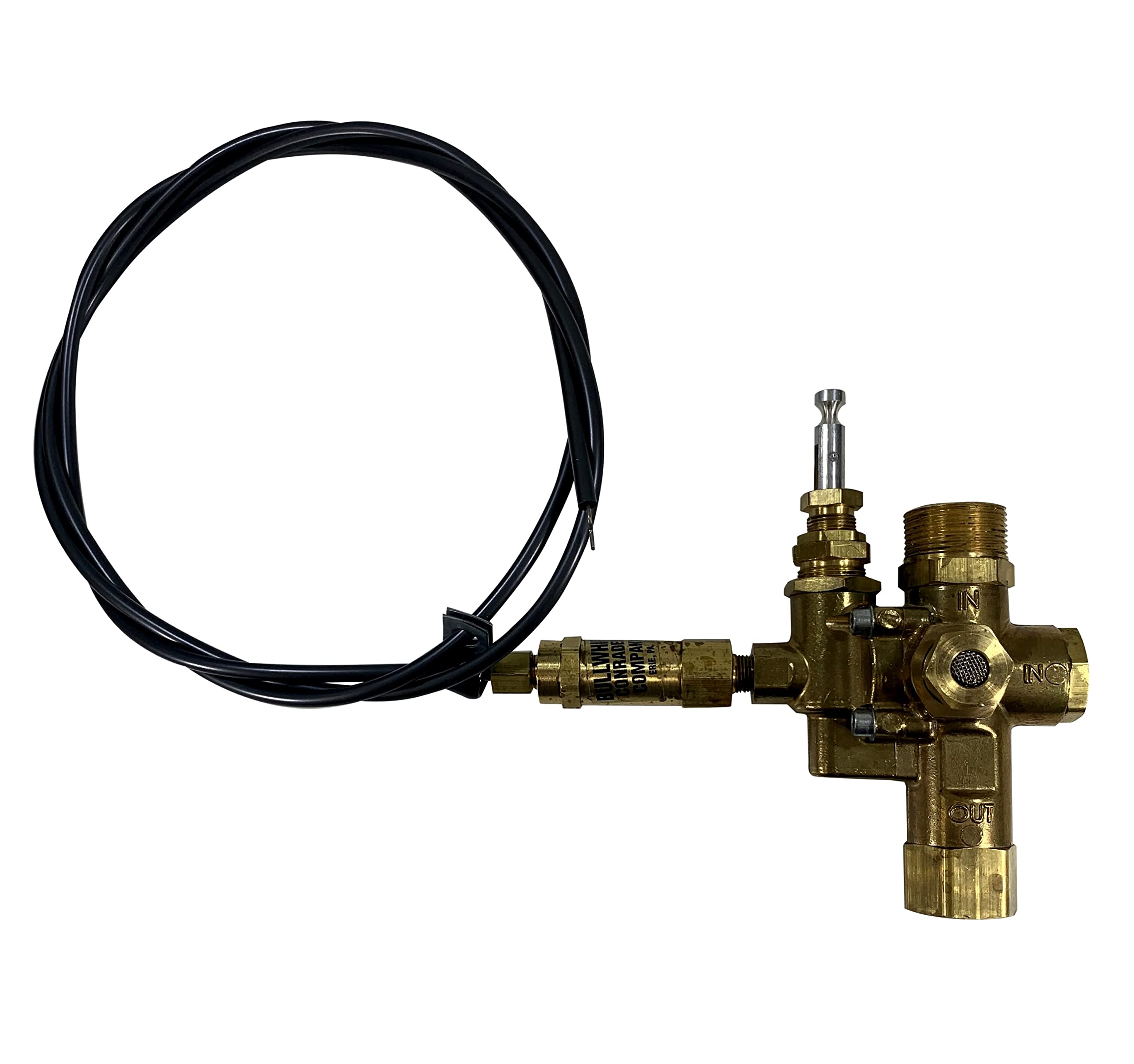 3/4" Compression Top Inlet X 1/2" FNPT Outlet, Pilot Unloader Check Valve, Throttle Control for MAX 6.5HP Gas air Compressors (140-175 PSI, 60"