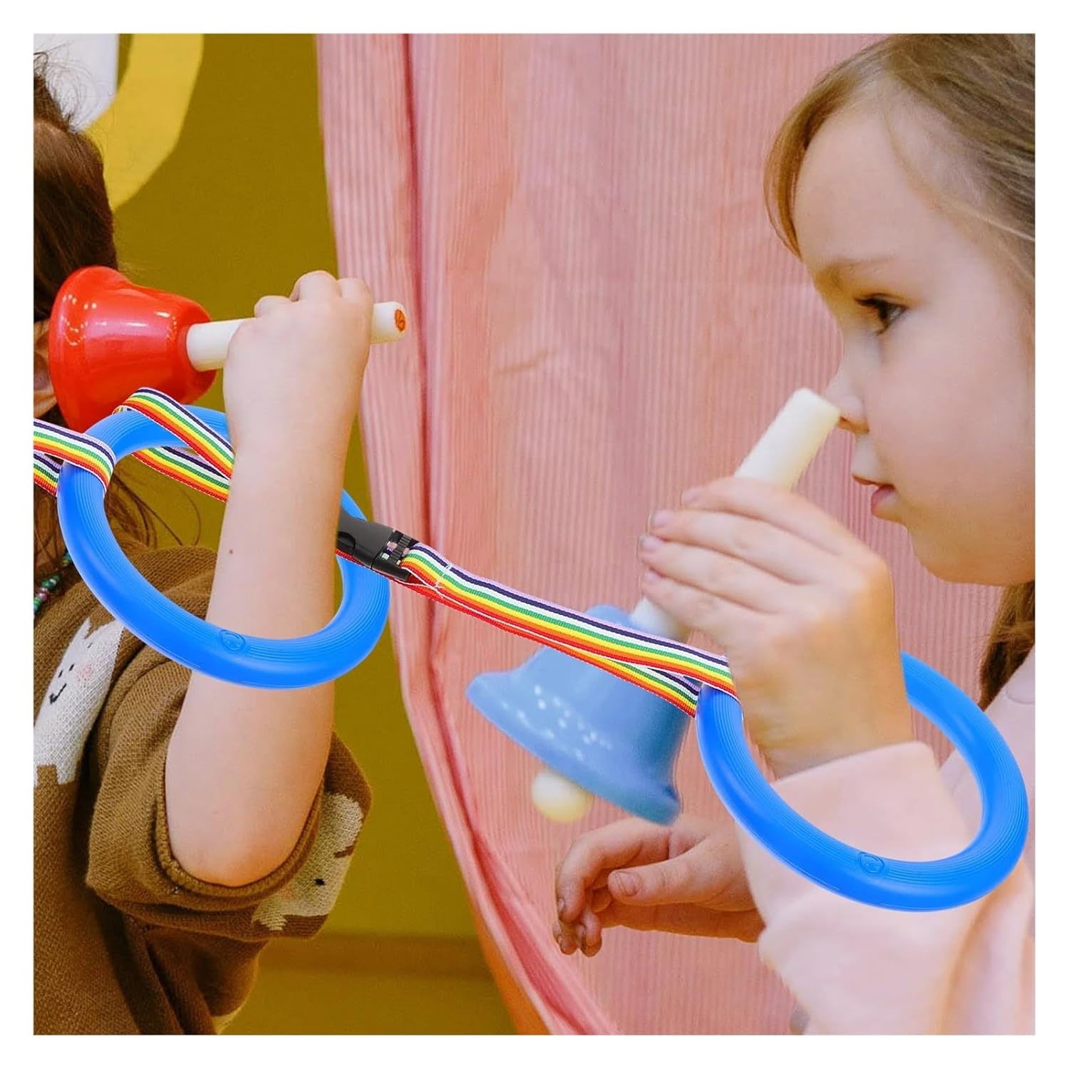 Walking Rope for Preschool 12pcs Kids Handles Safety Stray-Proof for Toddlers Outdoor Kindergarten Daycare Lightweight