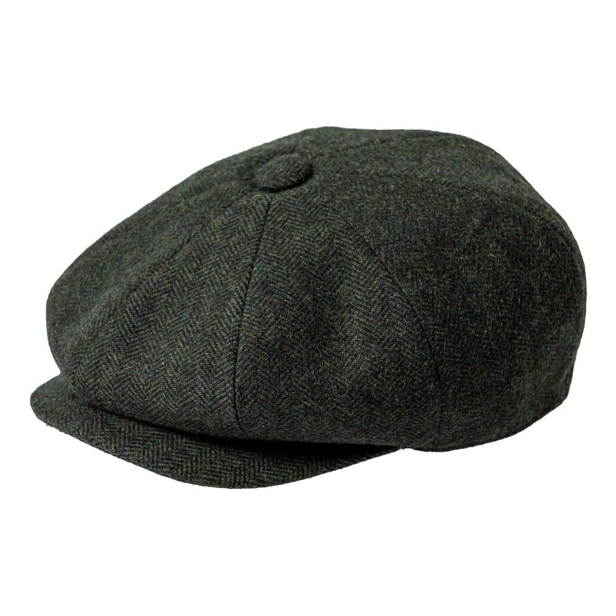 Men Wool Blend 8 Panel Newsboy Cap