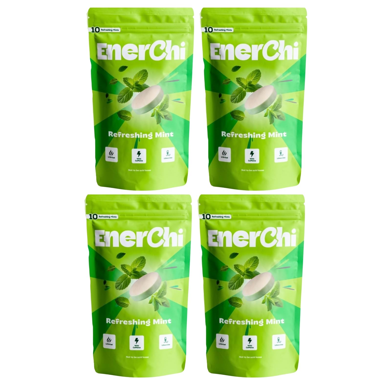 Enerchi Morning Espresso Energy Mints – Clean, Crash-Free Energy with Caffeine + L-Theanine &Herbal Extracts | Focus, Confidence & Instant Freshness(Pack of 4)-image-36