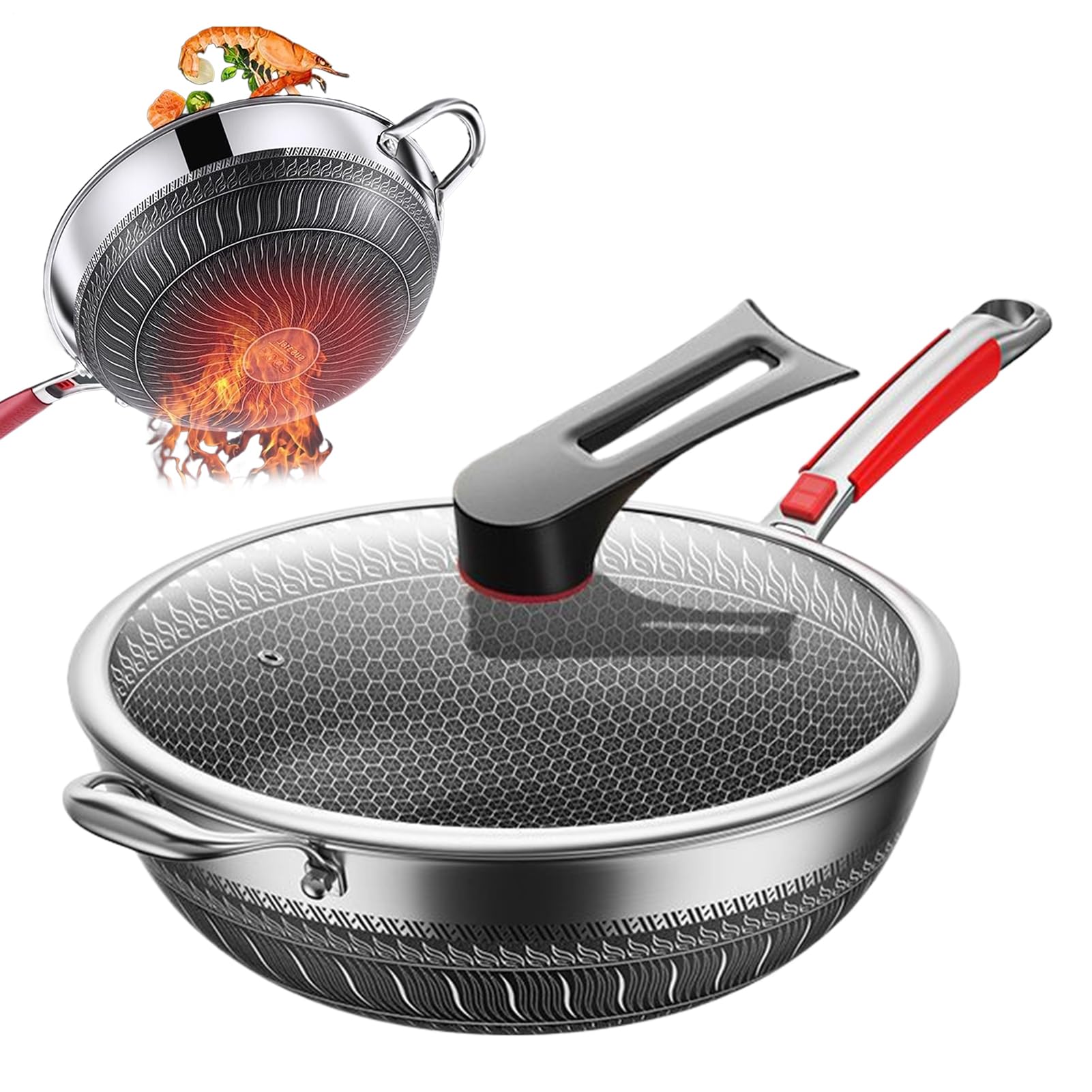 Padella Antiaderente Padella in Pietra Ceramica Antiaderente per Cucina