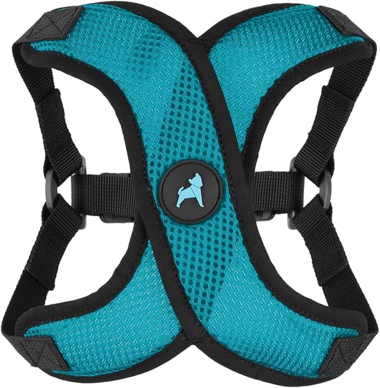 Peitoral Vest para Cães Gooby Comfort X Step-in Lite com Malha Respirável Turquoise X-Large
