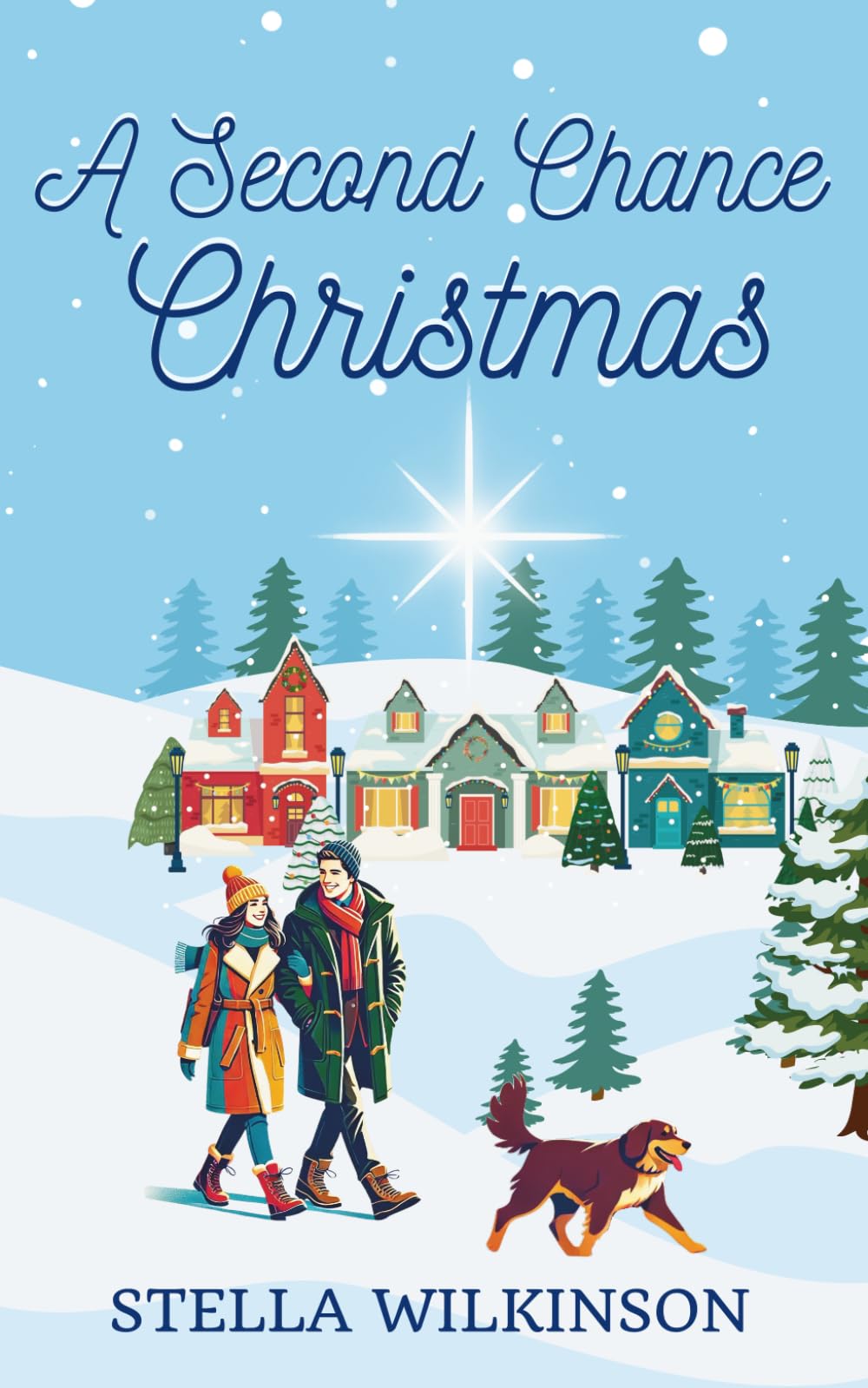 A Second Chance Christmas: Small Town Sweet Romance (Mistletoe Kisses)