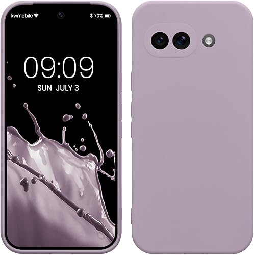 Miniatura 144 de kwmobile Funda compatible con Google Pixel 9 Pro - Funda protectora delgada de TPU para teléfono - Acabado mate suave - Negro mate NEGRO MATE,Piedra