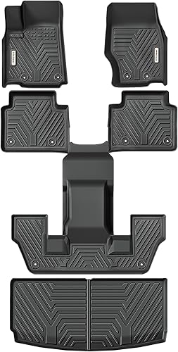 YITAMOTOR Alfombrillas y forro de carga para Jeep Grand Cherokee L 2021-2024 de 6 asientos, TPE para todo tipo de clima, ajuste personalizado para 1