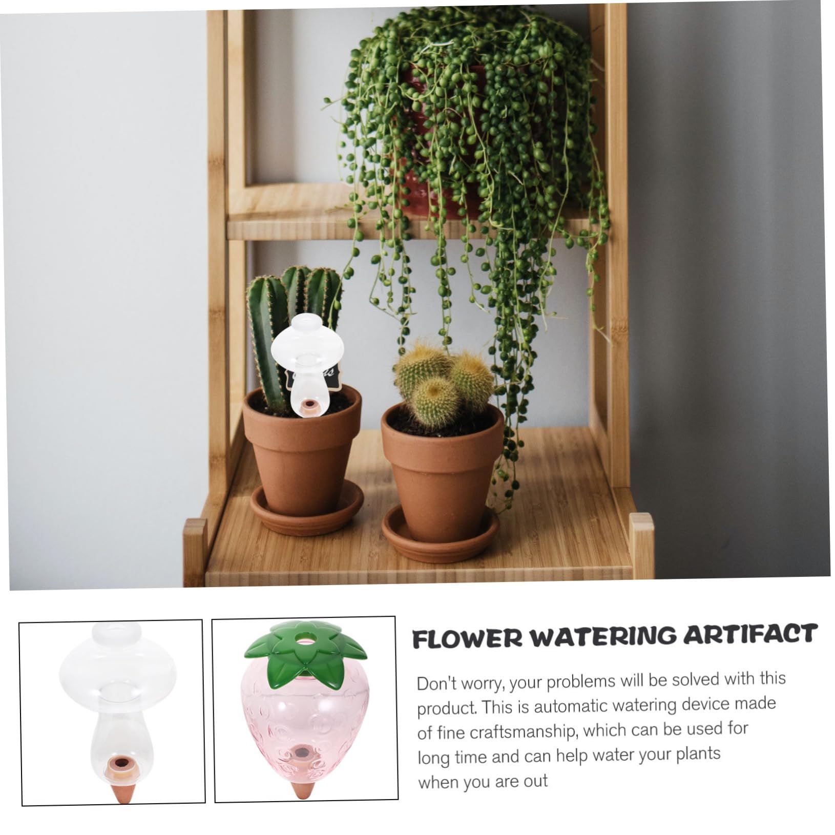 TOYANDONA 4 Ensembles Arrosage Automatique des Fleurs Dispositif D'Arrosage À pour Plantes D'Intérieur Système D'Arrosage Automatique pour Plantes 2 pièces * 4