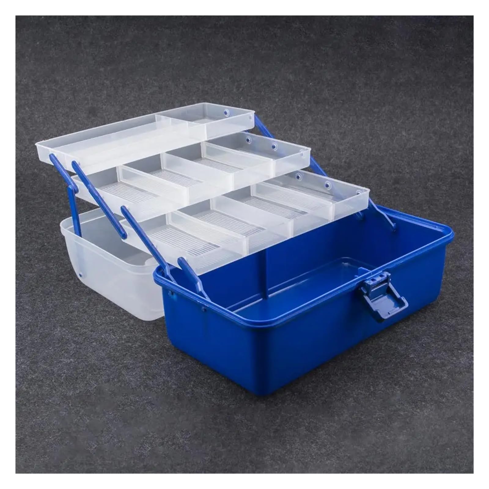 Scatola di immagazzinaggio Portatile a 3/4 Strati Custodia Protettiva for Esche Artificiali Ami da Pesca Lenze Attrezzatura da Pesca Organizzatori for Attrezzature da Pesca per ami, Esche