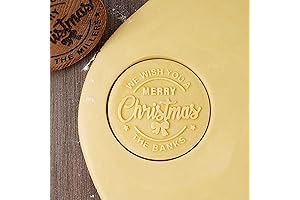 Christmas Wooden Cookie Stamp Kit Personalized Home Kitchen Cookie Baking