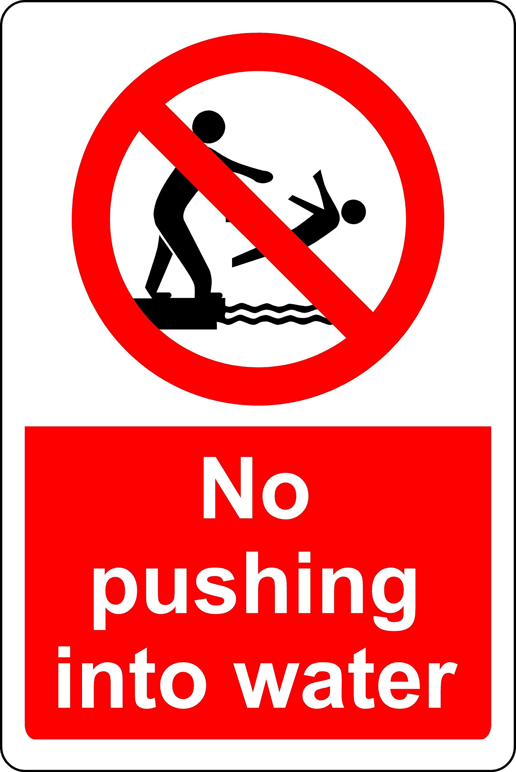 Danger Quarry Workings Deep Water No Swimming Keep Out Sign - Direct Signs - View #2