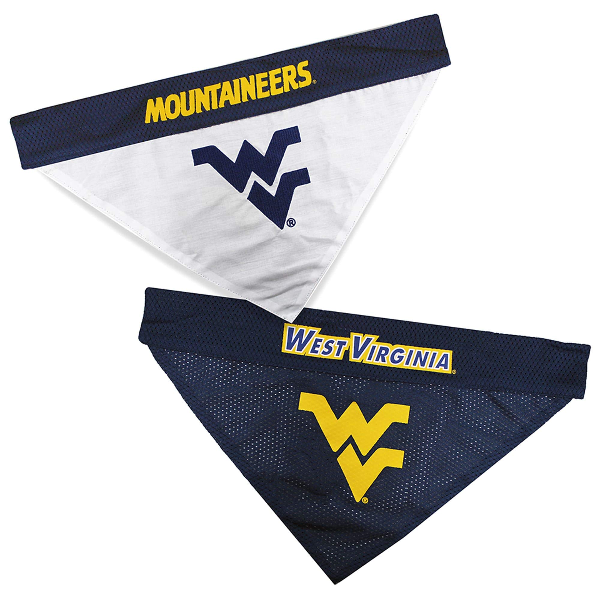 Bandana para perros West Virginia Pets First reversible y ajustable en talla L-XL