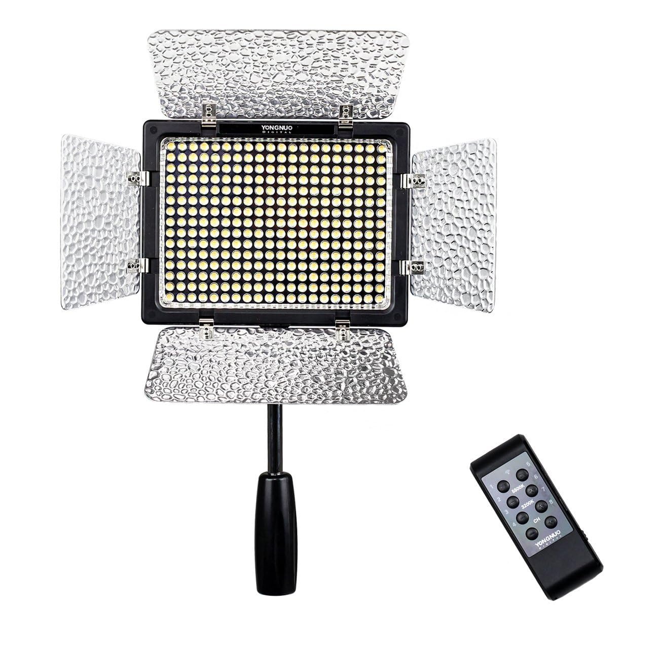 Yongnuo YN300 III lampa wideo LED 5500 k do kamery z pilotem na podczerwień aplikacja + dyfuzor WINGONEER