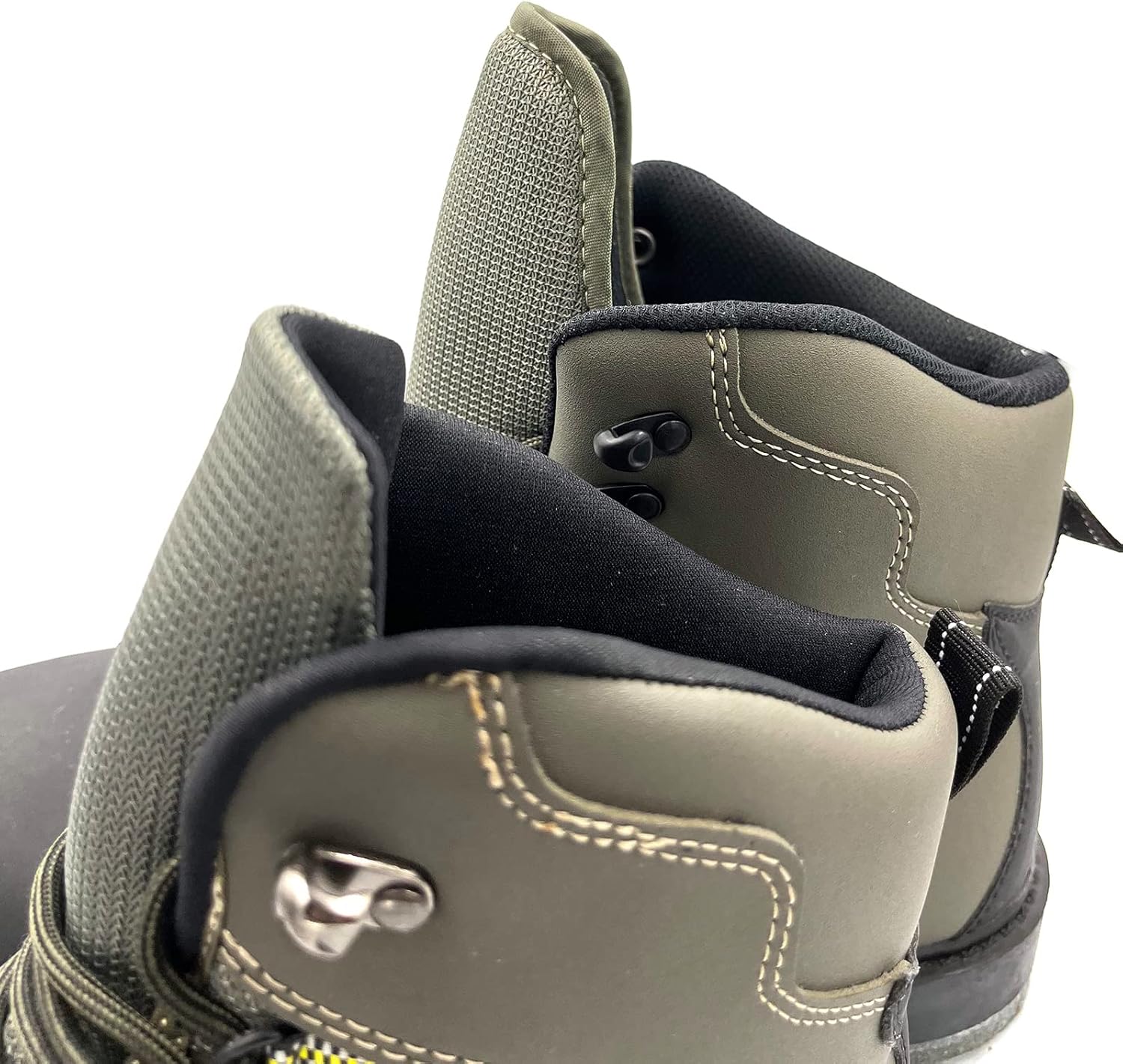 Pro Fishing Wading Boots for Men with Felt Bottom Wader Boots for Fly Fishing Strong Grips Rustfree Eyelets - Image 5