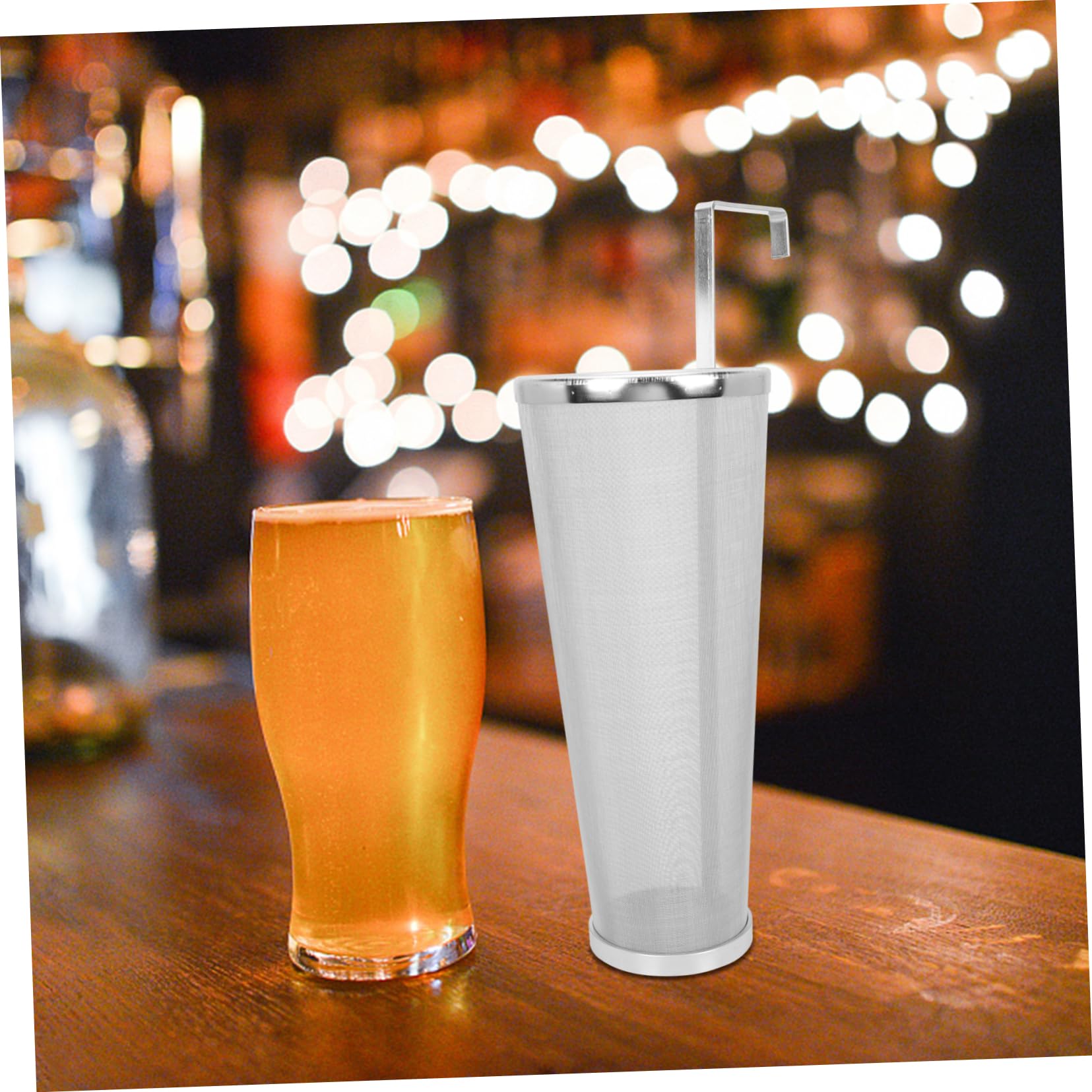 Ciieeo Wine-making Filter Stainless Steel Brewing Tool for Enthusiasts Multipurpose Strainer Filter Net Single