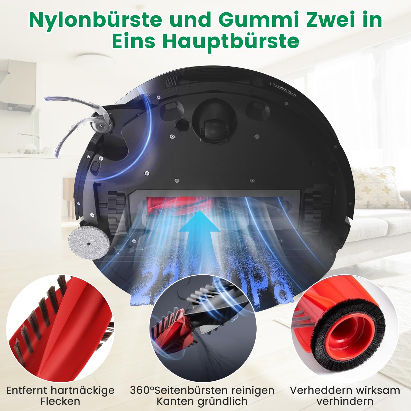 37 Stück Zubehör für Roborock Saros 10 Saugroboter