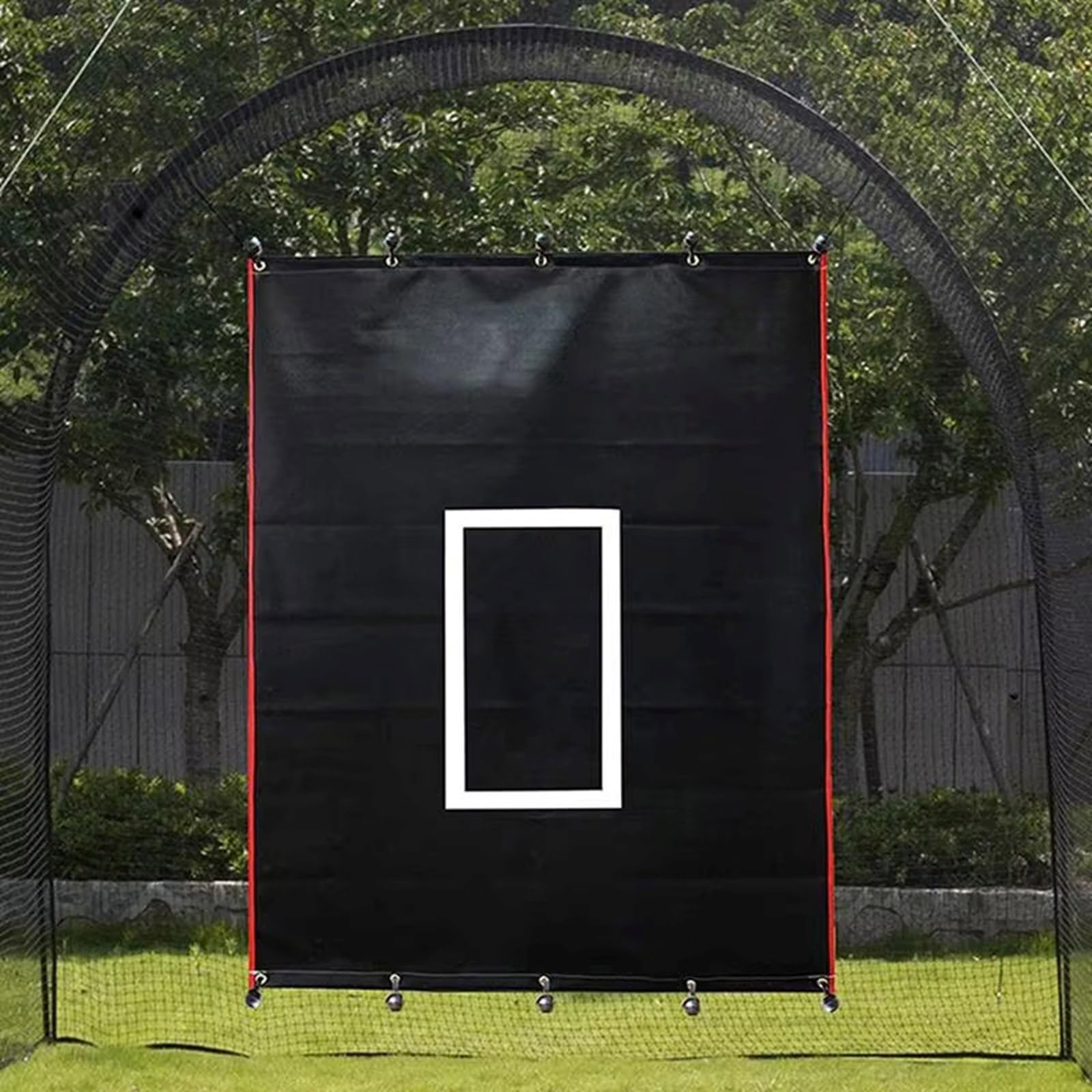 Entrenamiento Béisbol Pitching Backstop Batting Cage Backstop Softball Pitching Targets para lanzamiento duradero al aire libre