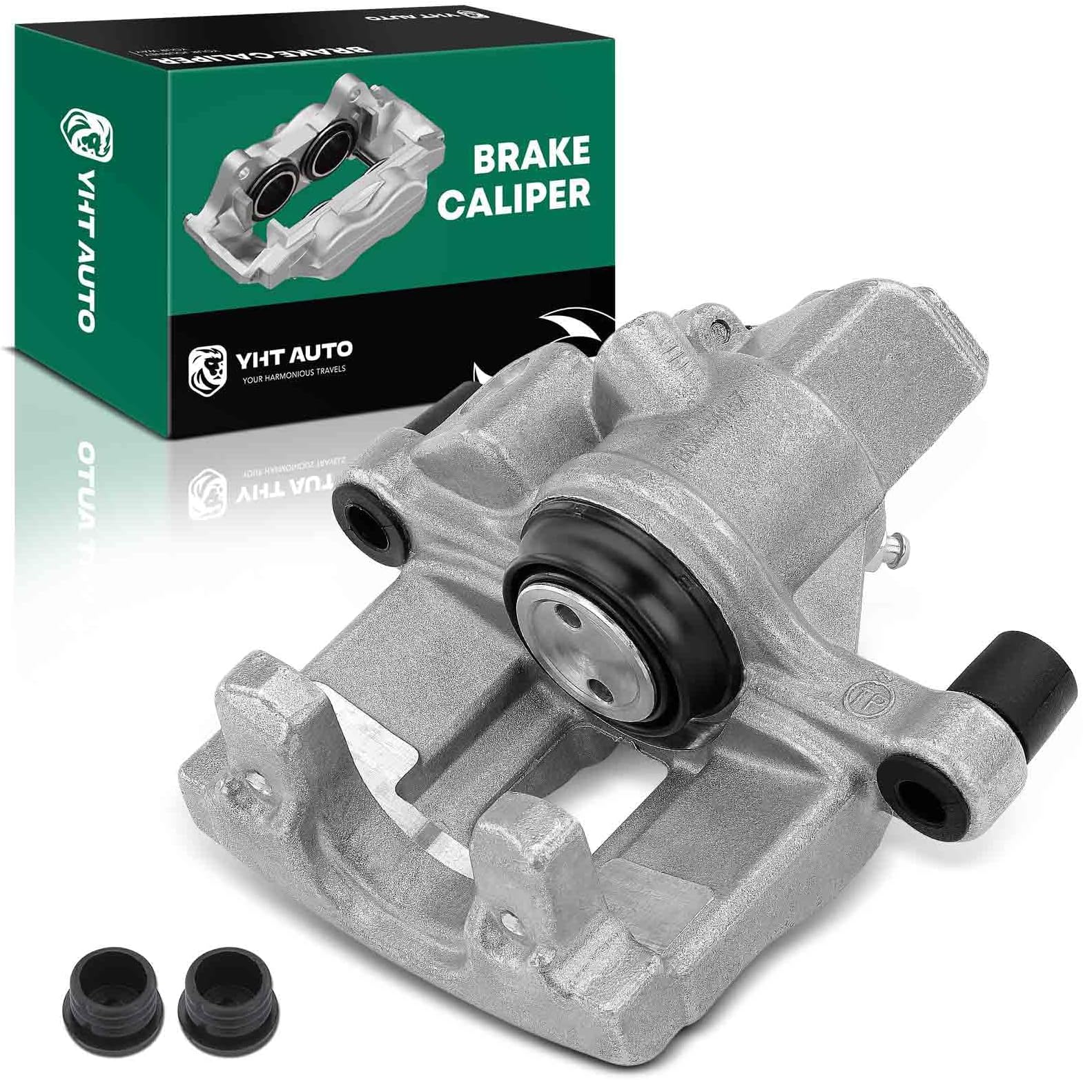 YHTAUTO Rear Right Disc Brake Caliper Replacement for Ford Escape C-Max Focus Transit Connect Mazda 3