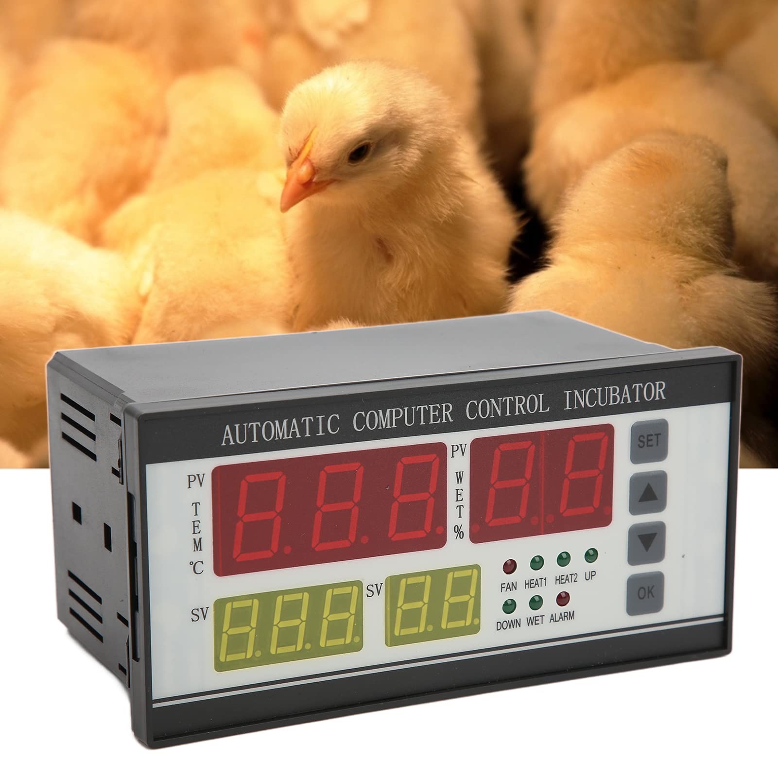 Nährstoff -Eier -Inkubator -Controller Thermostat Automatischer Temperaturfeuchtigkeitssensor 220 V für effiziente Inkubation