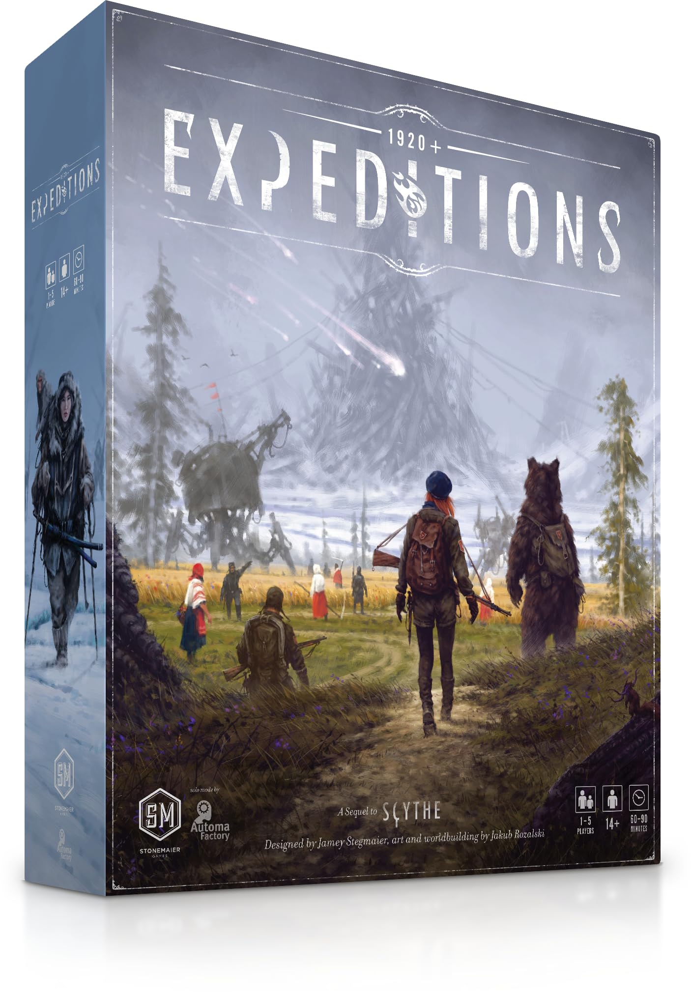 Stonemaier Games: Expeditions - Competitive Exploration & Engine-Building Board Game, Ages 14+, 1-5 Players, 60-90 Min, Multi-coloured