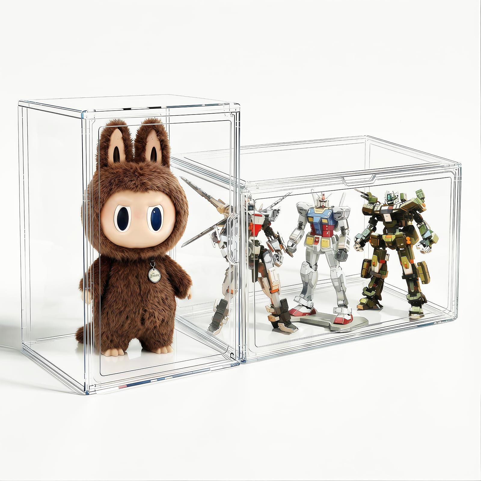 Amazon.co.jp: フィギュアケース アクリル 大型 60×35×31cm 透明