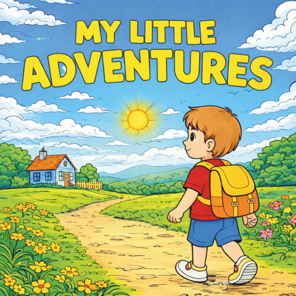 My little adventure: 50 Cute Story-Based Coloring Pages with a Boy Hero, Animals, Nature & Magical Adventures (My little adventures series)