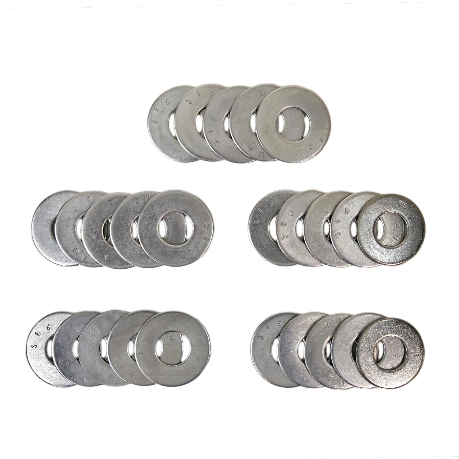 7/8" USS Flat Washer - 316 Stainless Steel [Pack of 25]