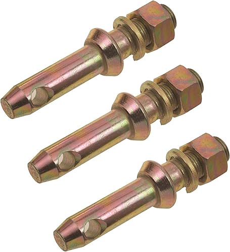 Special Products (Speeco) S07020800 Cat 1 Draw Pin Accesorios de enganche para tractores, 5-12 pulgadas, paquete de 3