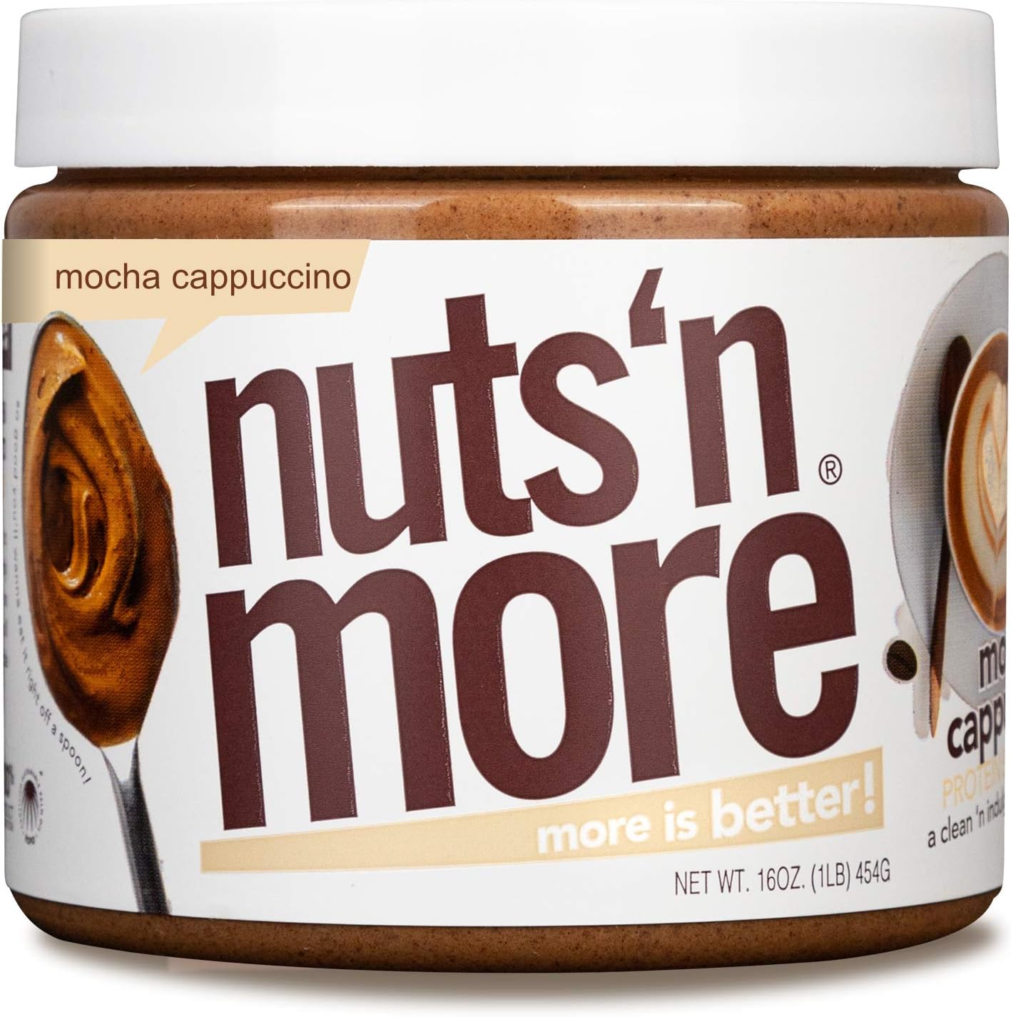 Nuts 'N More Mocha Cappuccino Peanut Butter Spread, All Natural High