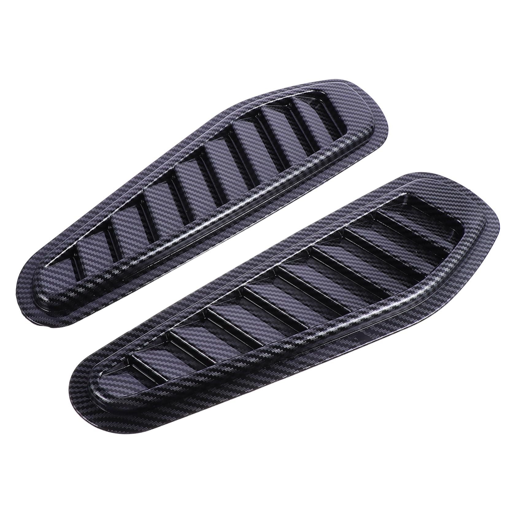 Happyyami 2Pcs Decorative Air Flow Vent Sticker Design for Hood Covers Custom Car Accessories for Enhanced Style and Personalization Strong Adhesion Easy Install