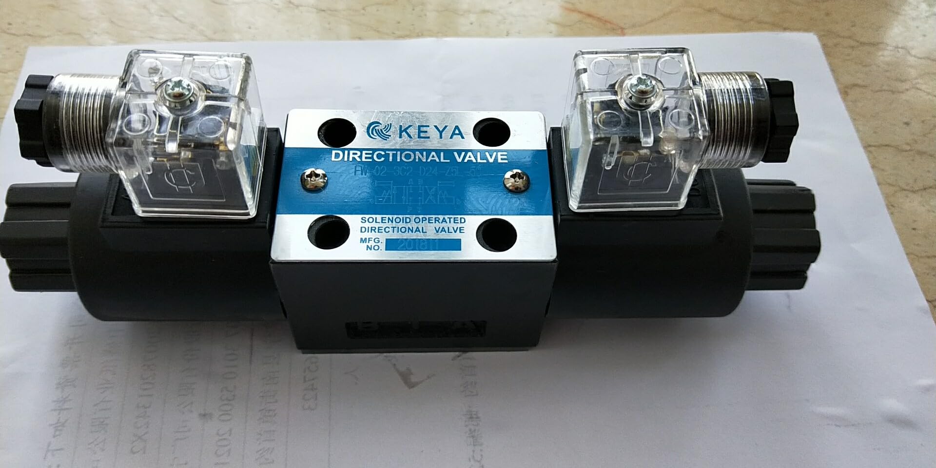 Amazon.com: KEYA Solenoid valve FW-02-3C2-D24-Z5L-50 FW-02-3C3-D24