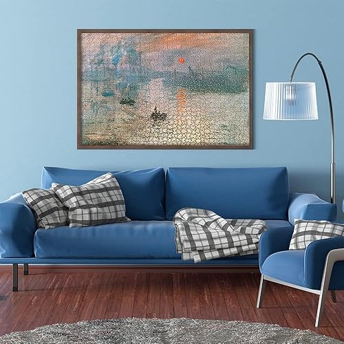 Miniatura 7 de Rompecabezas para adultos, 1000 piezas de Van Gogh, noche estrellada, rompecabezas de obras de arte, juego familiar (tamaño de acabado 28 x 20