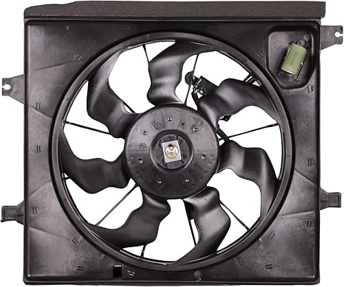 Miniatura 587 de Conjunto de ventilador de refrigeración del radiador del motor de repuesto de equipo original para Chevrolet Cruze 1.4L Auto 2016 OE No. 39012568