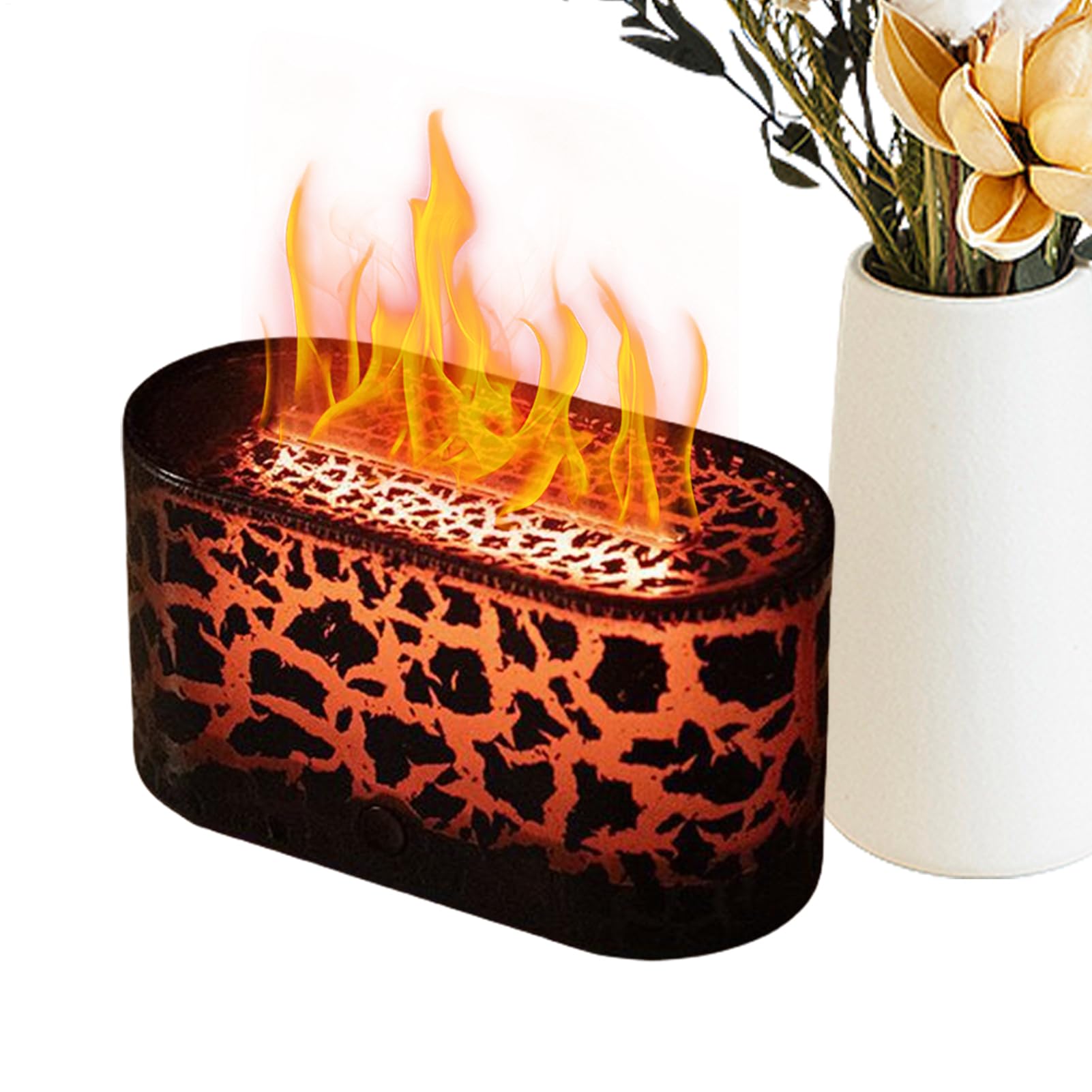 Diffuseur d'aromathérapie haut de gamme effet flamme craquelée
