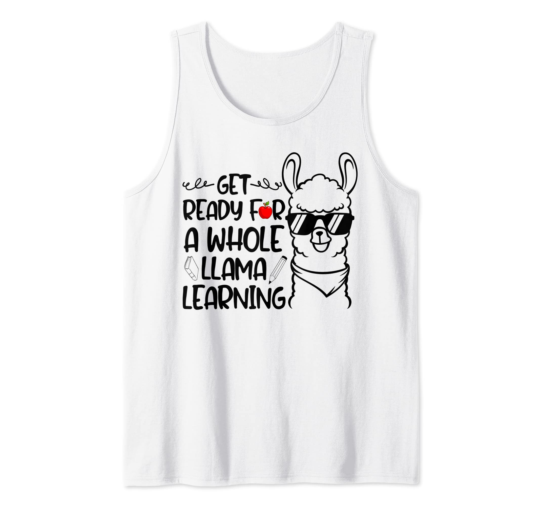 ROoQ Get Ready For Whole Llama Learning Teacher Appreciation Tank Top