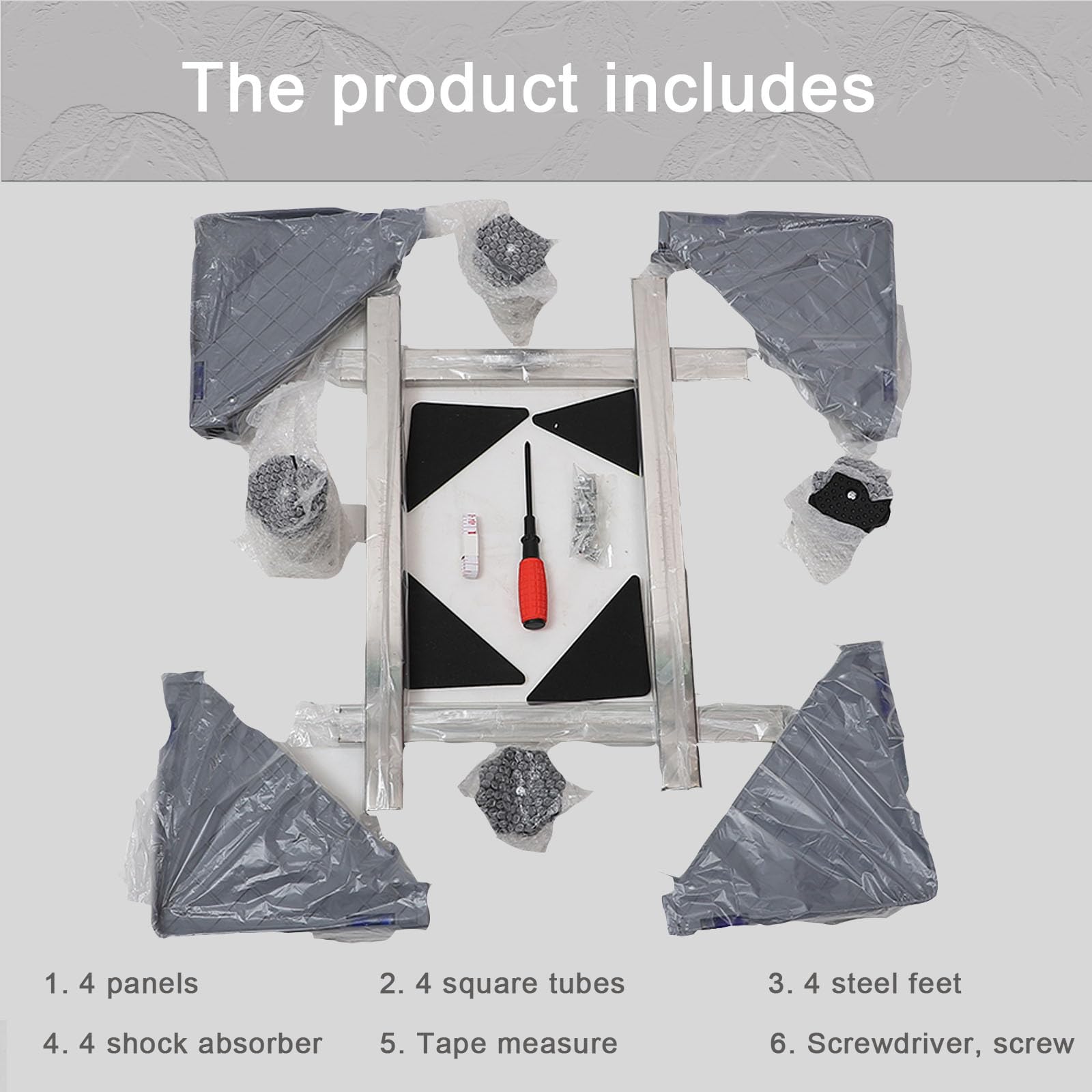 Pedestal para Lavadora Heightening Estante Refrierador Soporte- Alto: 29-32cm Ajustable zócalo para Secadora Nevera y Aire Acondicionado Base 4 Pies Fuertes (4Legs,H:7.5in)