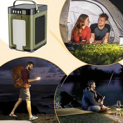 Miniatura 8 de Linterna LED plegable para exteriores, luz de campamento recargable con energía solar, linterna portátil, 6 modos de iluminación, linterna portátil