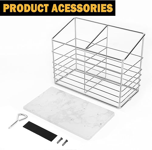 Miniatura 5 de Soporte para utensilios para encimera de cocina, soporte de utensilios de metal para encimera de cocina, almacenamiento de herramientas de cocina