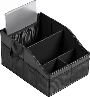 Support Up to 35 lbs Leather Car Organizer for Backseat, Non-Slip