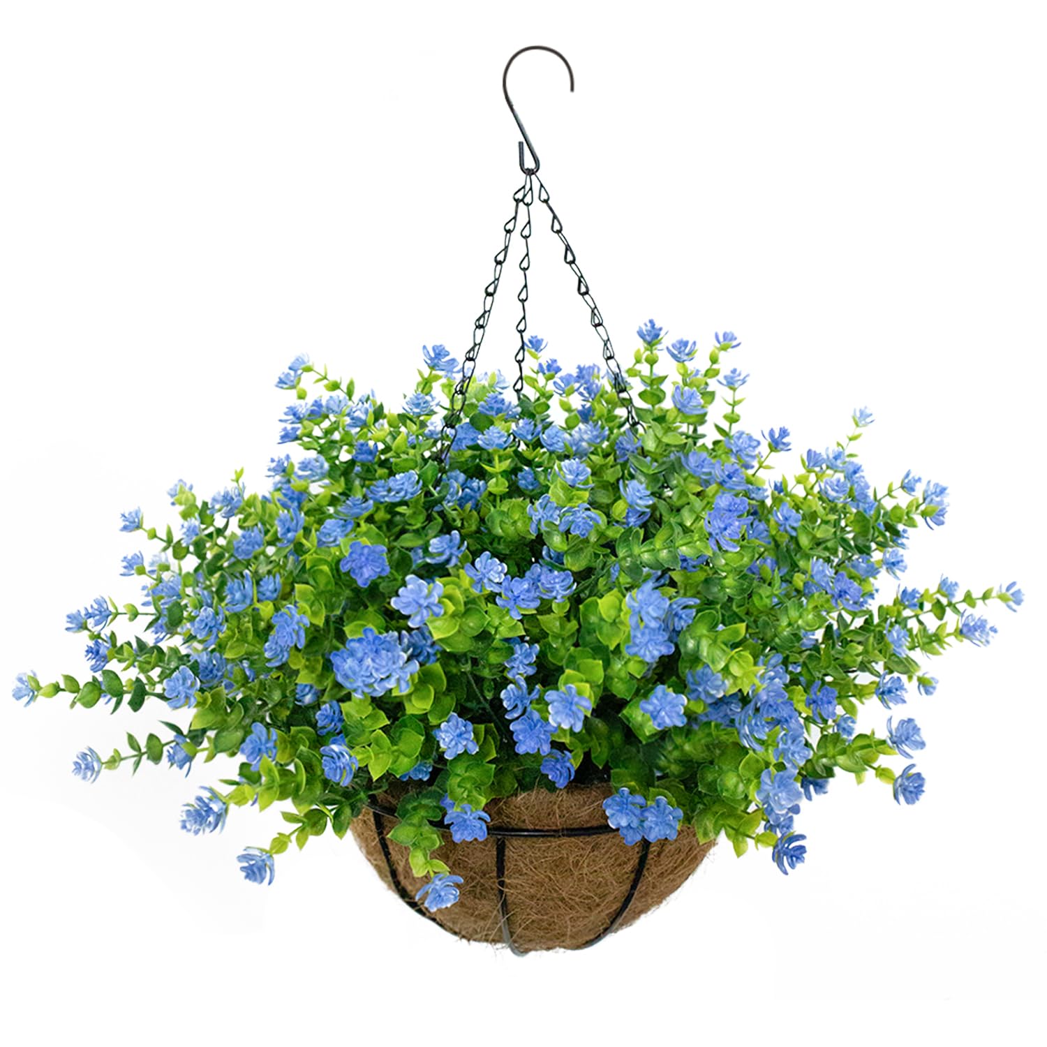 BCBLF Artificial Hanging Flowers Basket