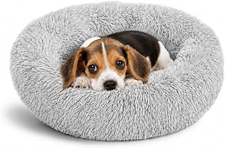 Whiskers & Friends Cat Beds for Indoor Cats & Small Dog, Fluffy Cat Bed