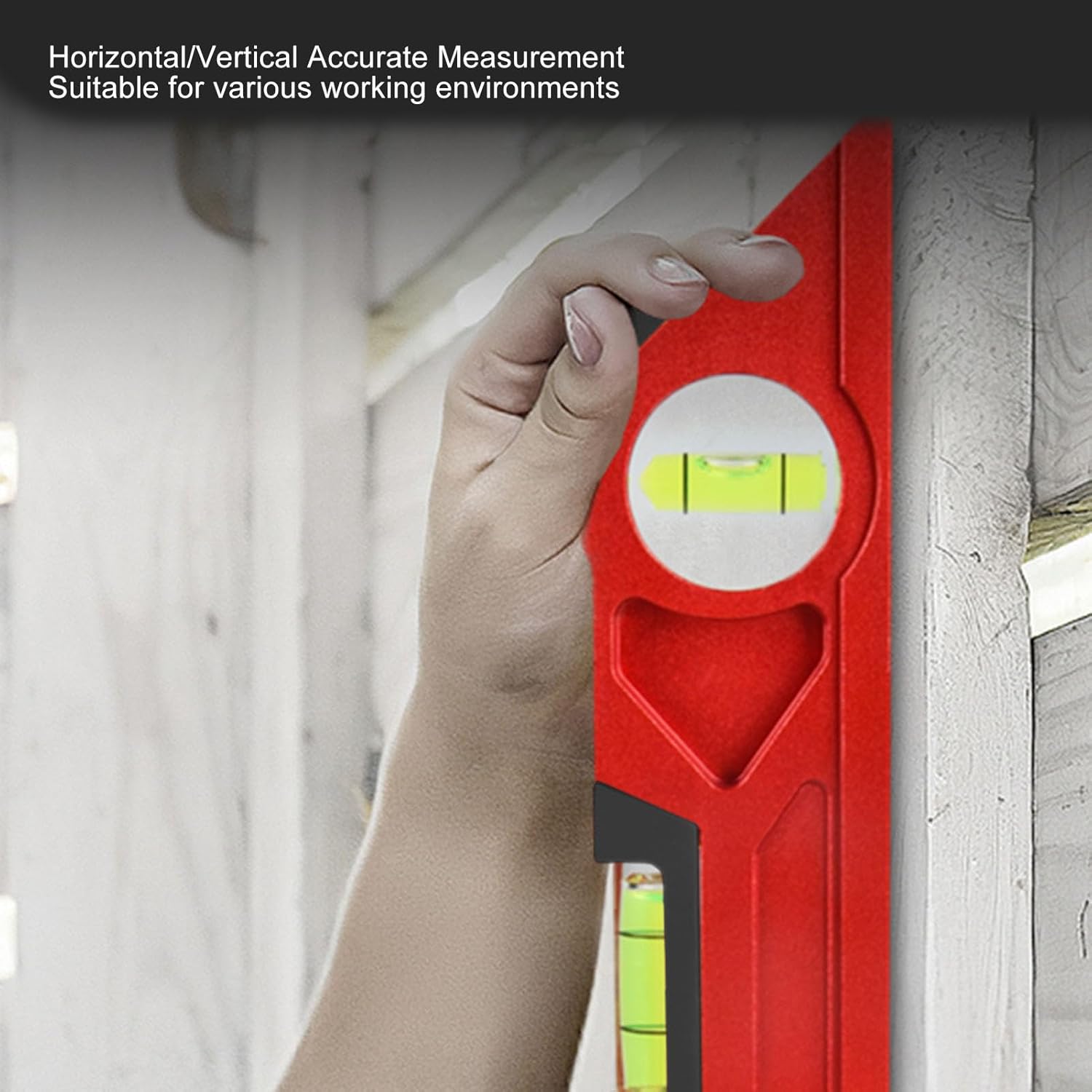 Torpedos Level, 90 180 Degree Bubble Level, Construction Levelers, High Precise Leveling Tool, Aluminum Alloy Woodworking Angle Ruler