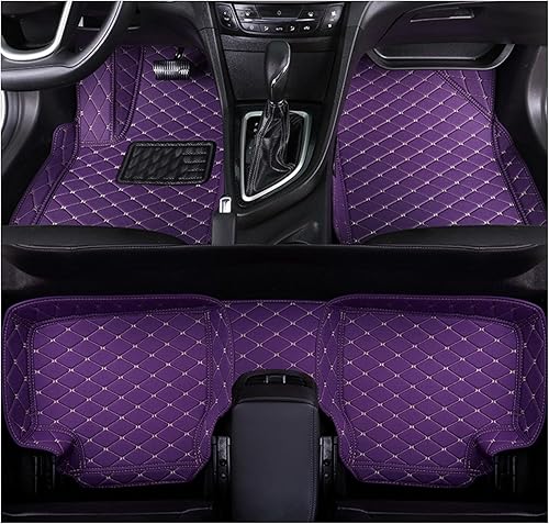 Alfombrillas de cuero personalizadas impermeables para el 99 % de los sedán, SUV, automóvil deportivo, negro, beige, almohadillas de vehículo para