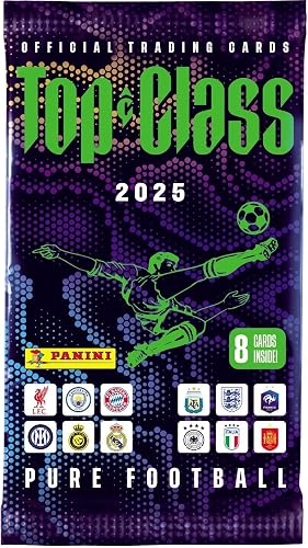 Panini FIFA 365 Top Class 2025 Soccer Trading 8 Cards Booster Pack