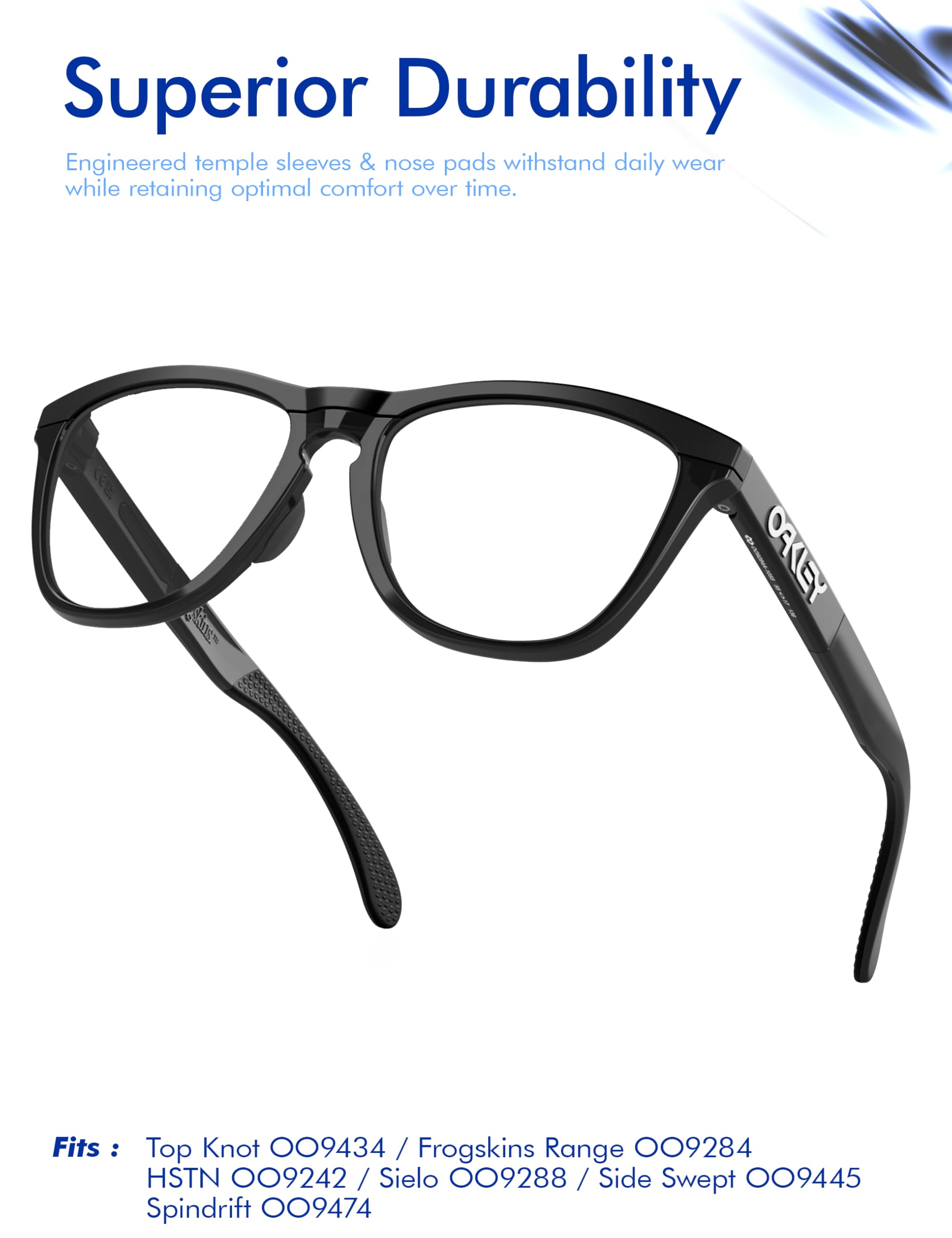 Saucer Ersatz-Nasenpolster für Oakley Frogskins Range OO9284 Sonnenbrillen