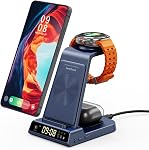 Chargeur sans fil pour Samsung, 3 en 1 Station de recharge sans fil pour Samsung Galaxy S26 Ultra/S26+/S26)/S25-S21/Note 20/Z Flip 7/Fold 7, Chargeur pour Samsung Galaxy Watch Ultra/8/7/6, Les copains de Galaxy 4 Pro/3